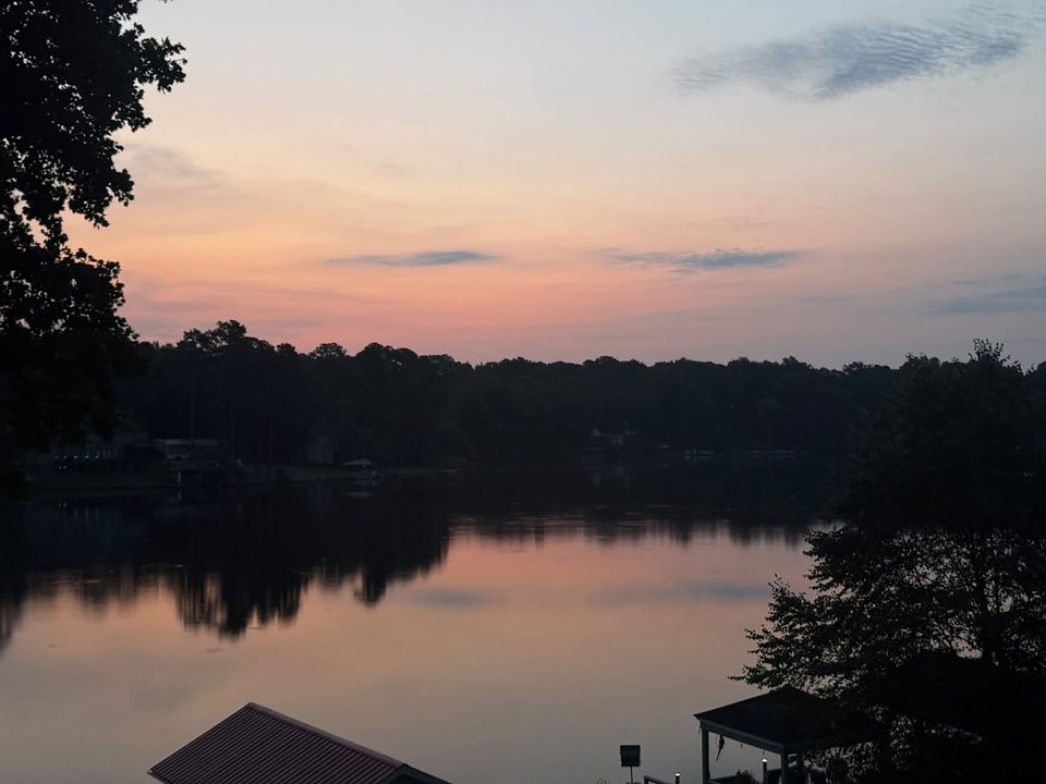 Sunset over Lake Royale